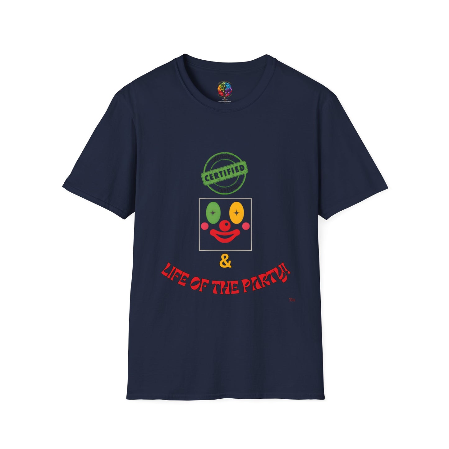 CERTIFIED CLOWN SOFTSTYLE T-SHIRT UNISEX
