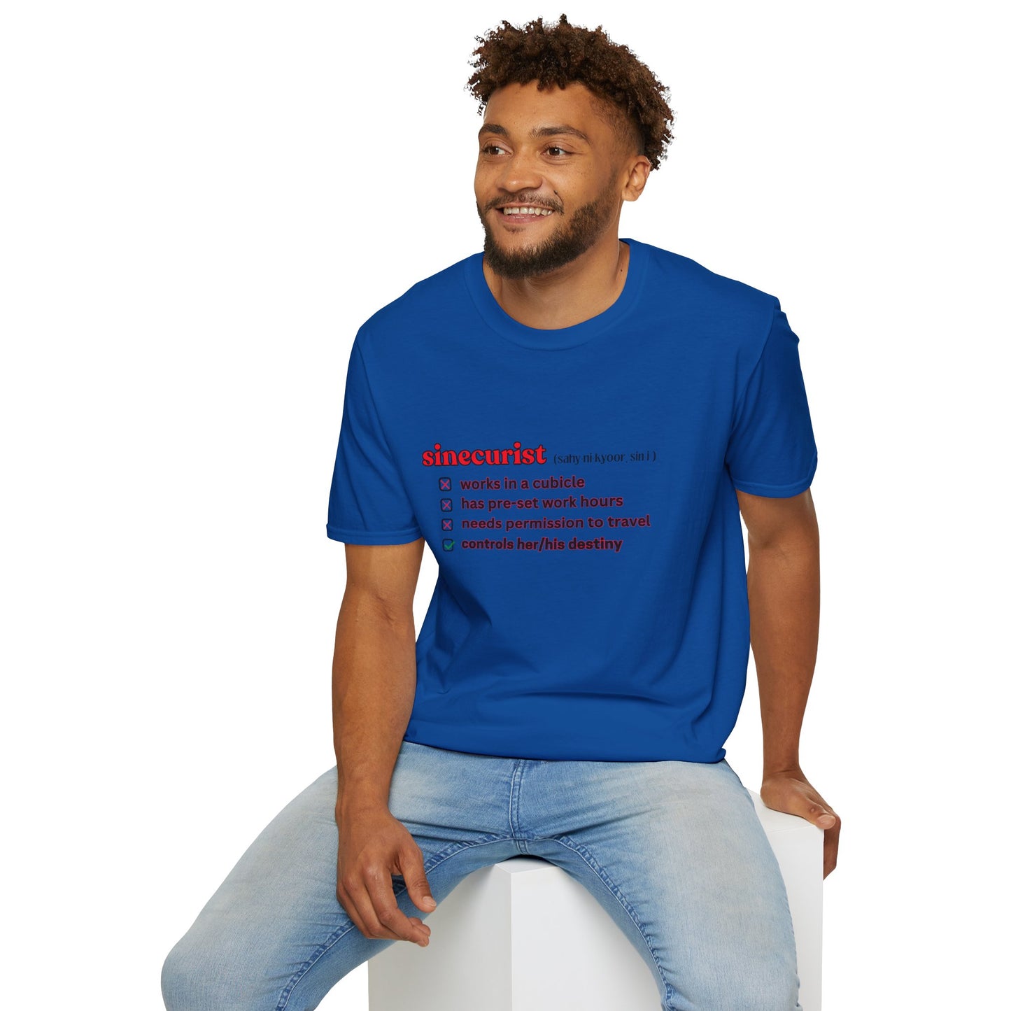 UNI GOOGLE CHECK BOX R T-SHIRT - UNISEX