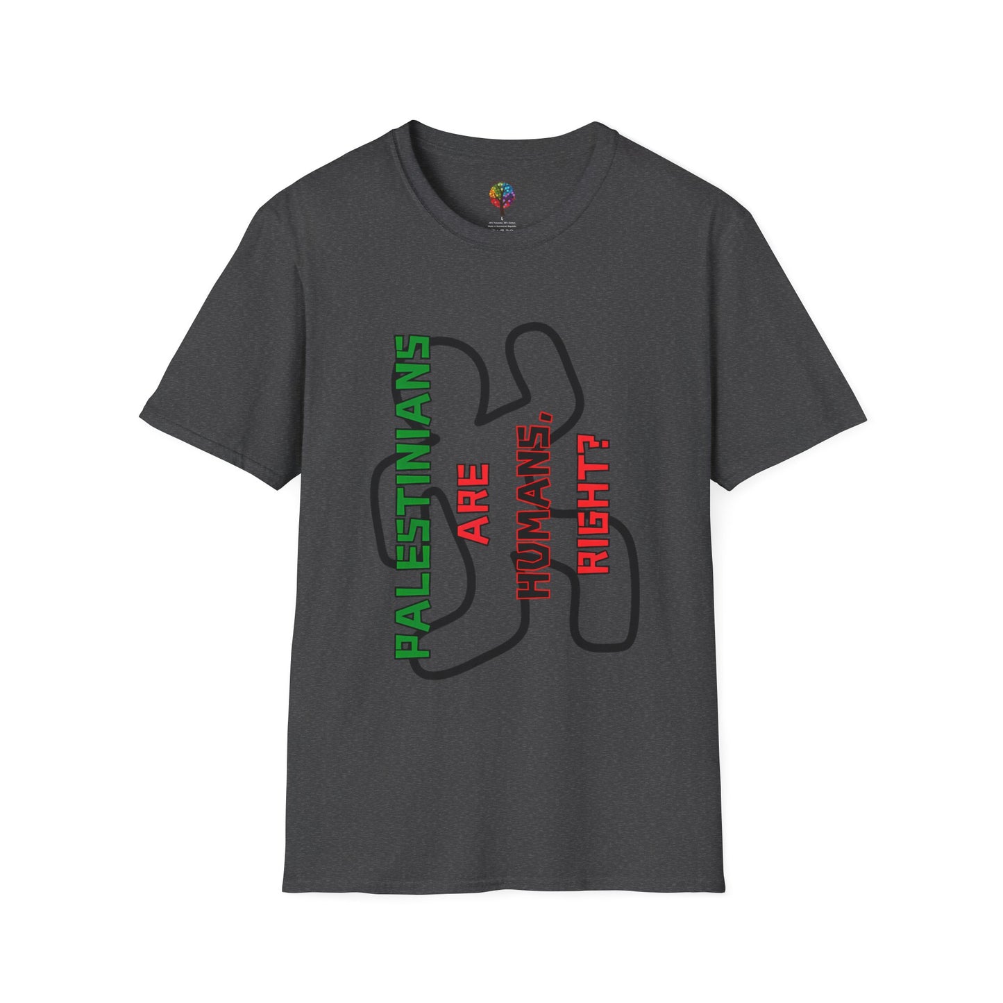 PALESTINE HUMAN RIGHTS T-SHIRT UNISEX