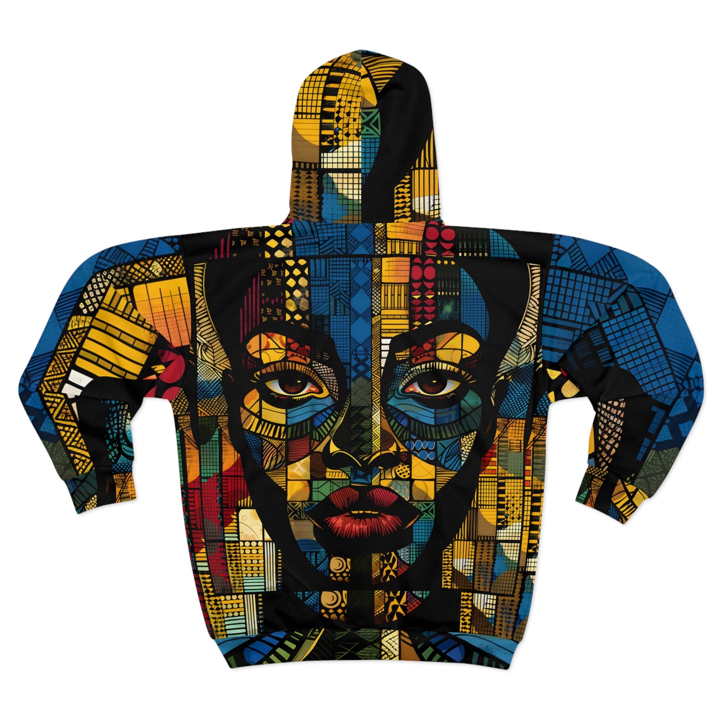 STAINED GLASS UNISEX ZIP HOODIE