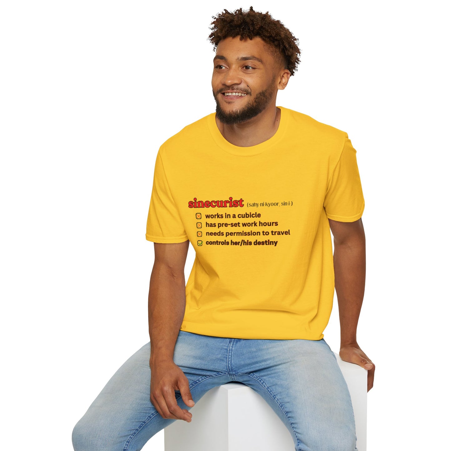 UNI GOOGLE CHECK BOX R T-SHIRT - UNISEX