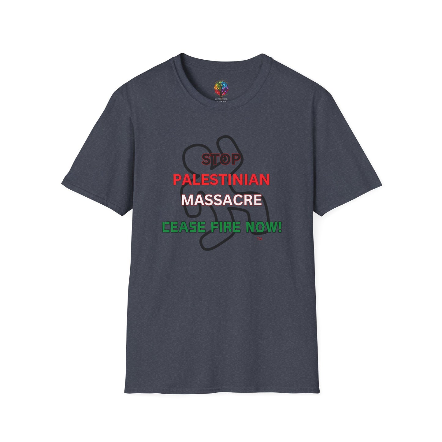 CEASE FIRE T-SHIRT UNISEX