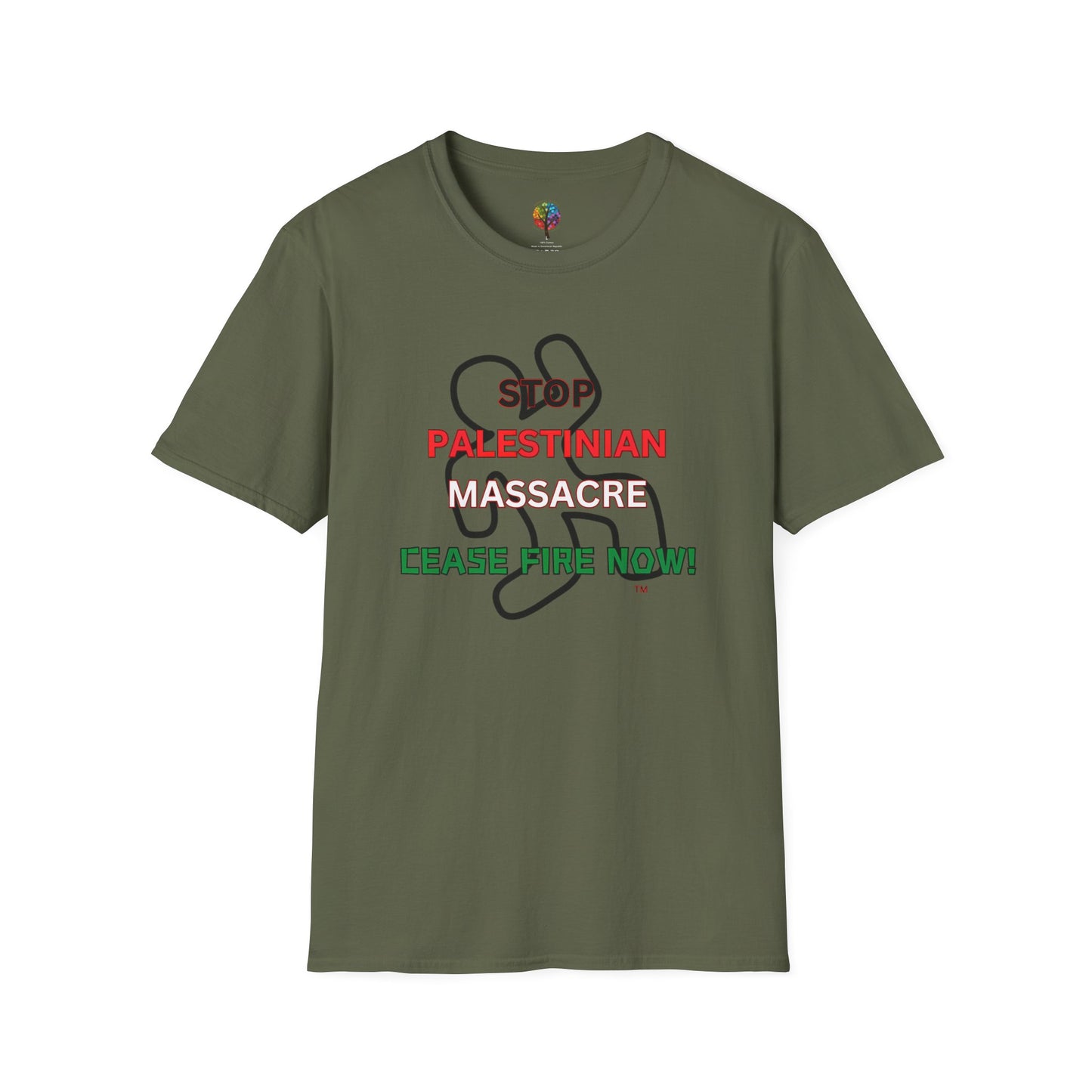 PALESTINE CEASE FIRE T-SHIRT UNISEX