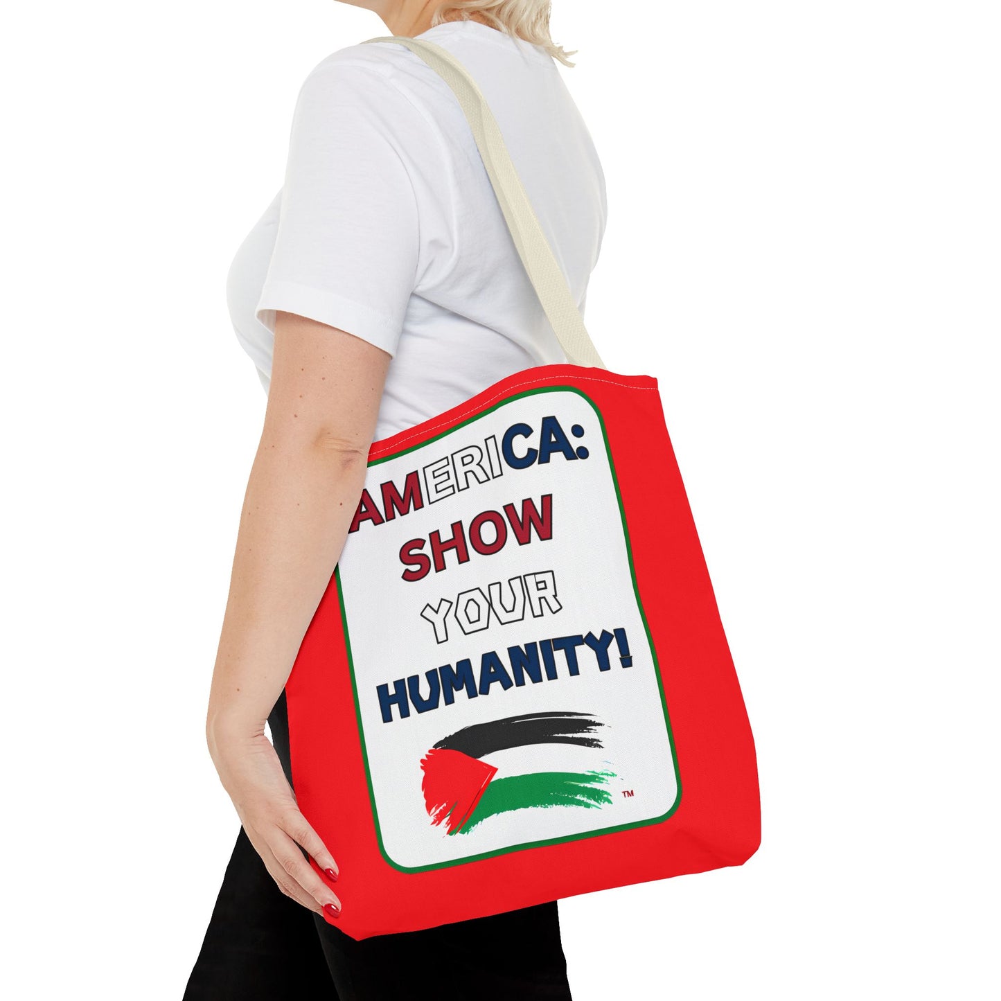 PALESTINE HUMANITY TOTE BAG