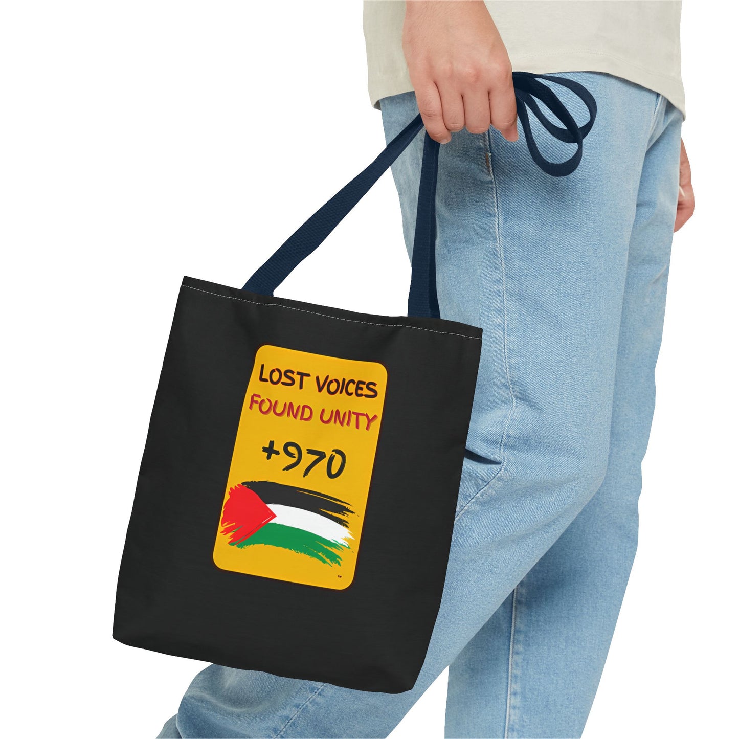 PALESTINE LOST VOICES TOTE BAG