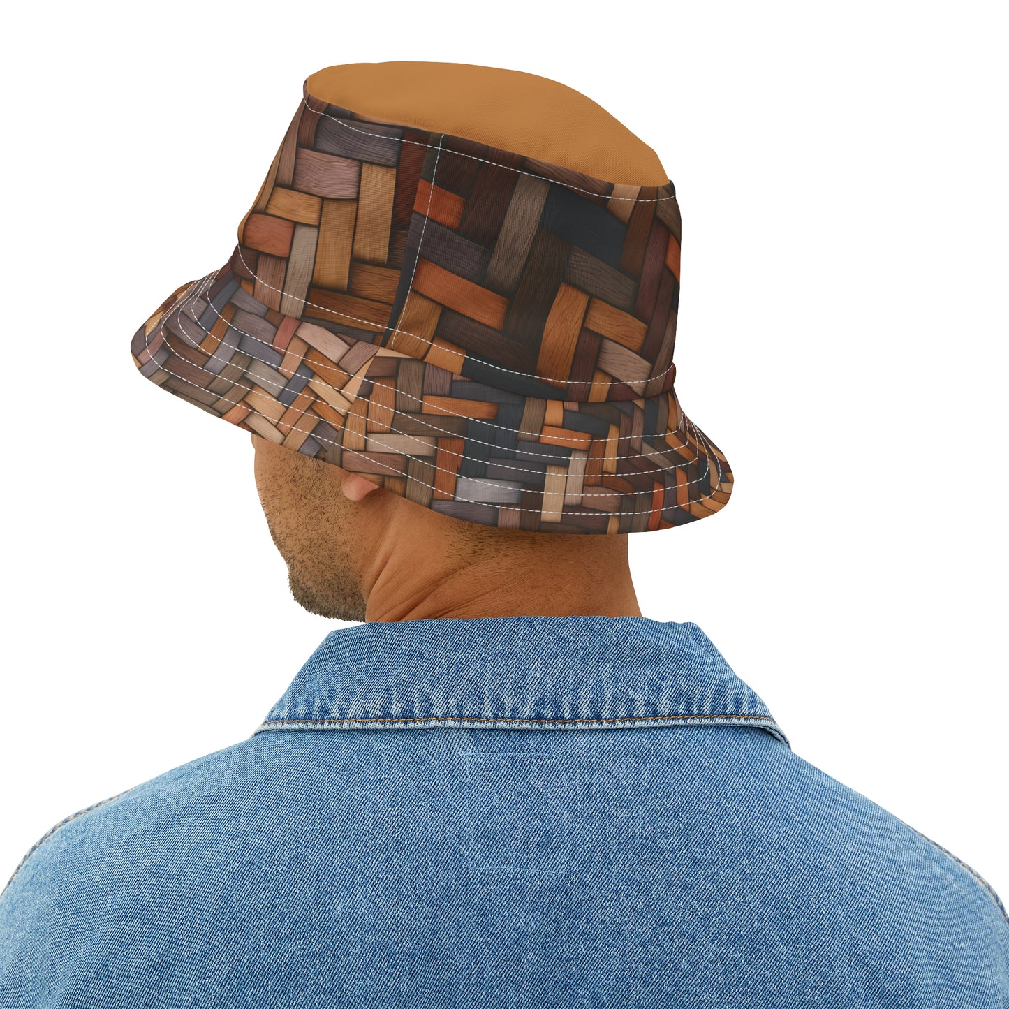 BROWN TOP HERRING BUCKET HAT UNISEX