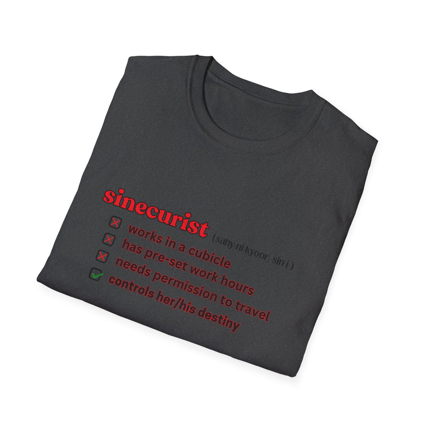 UNI GOOGLE CHECK BOX R T-SHIRT - UNISEX