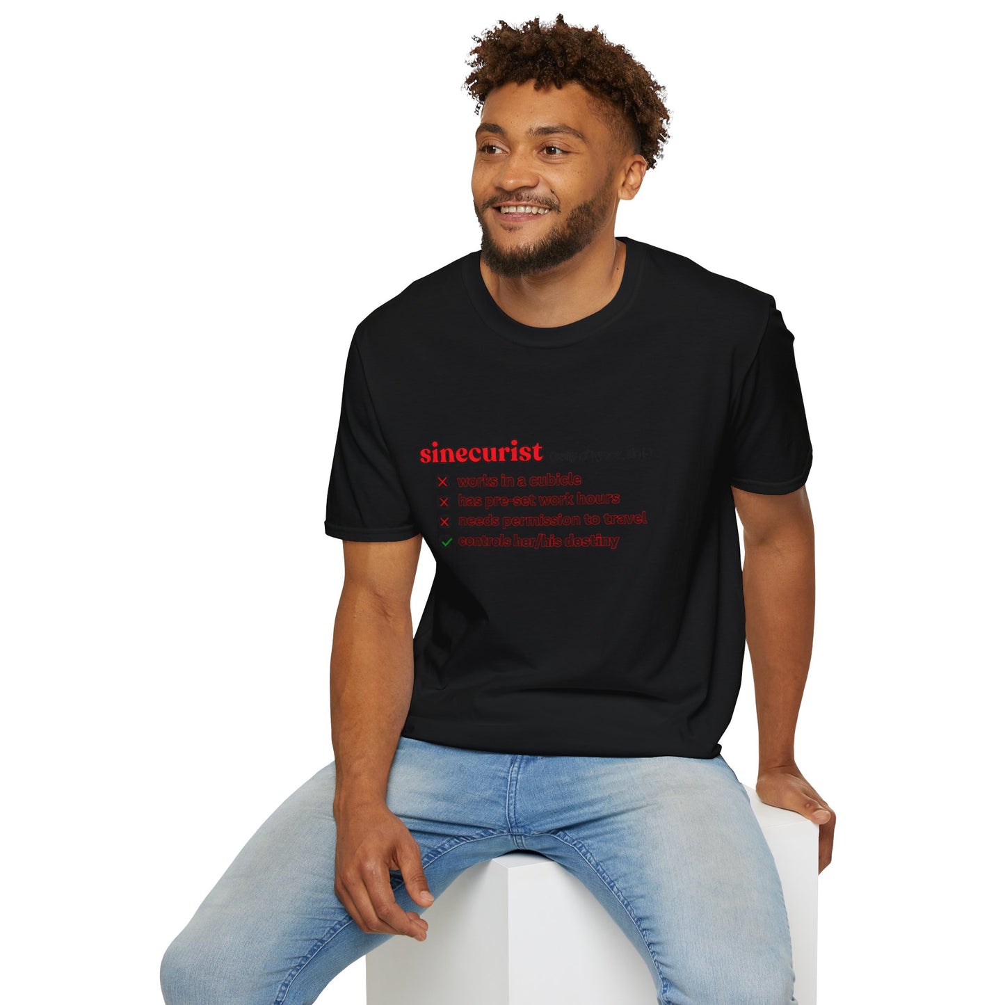UNI GOOGLE CHECK BOX R T-SHIRT - UNISEX