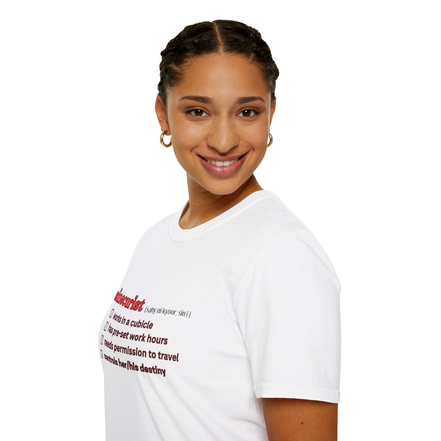 UNI GOOGLE CHECK BOX R T-SHIRT - UNISEX