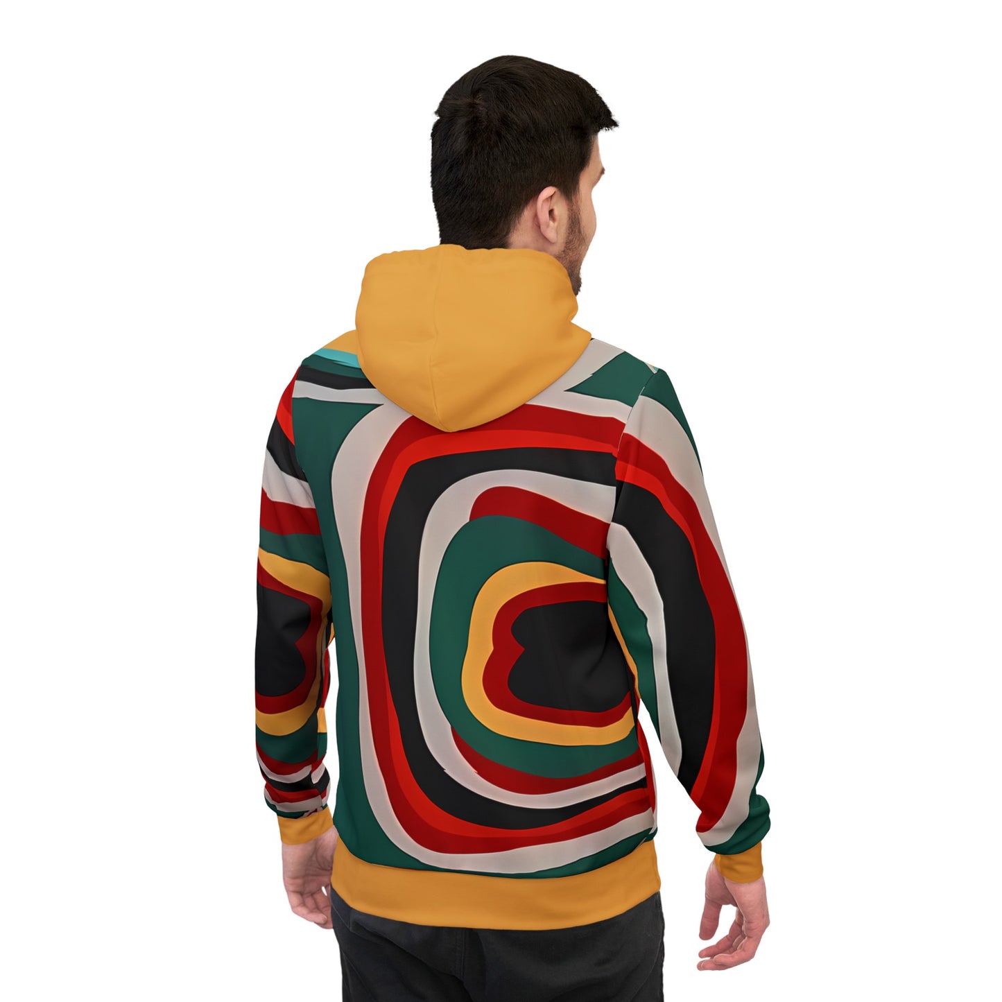 BOLD STROKES YELLOW PULLOVER ATHLETIC HOODIE UNISEX