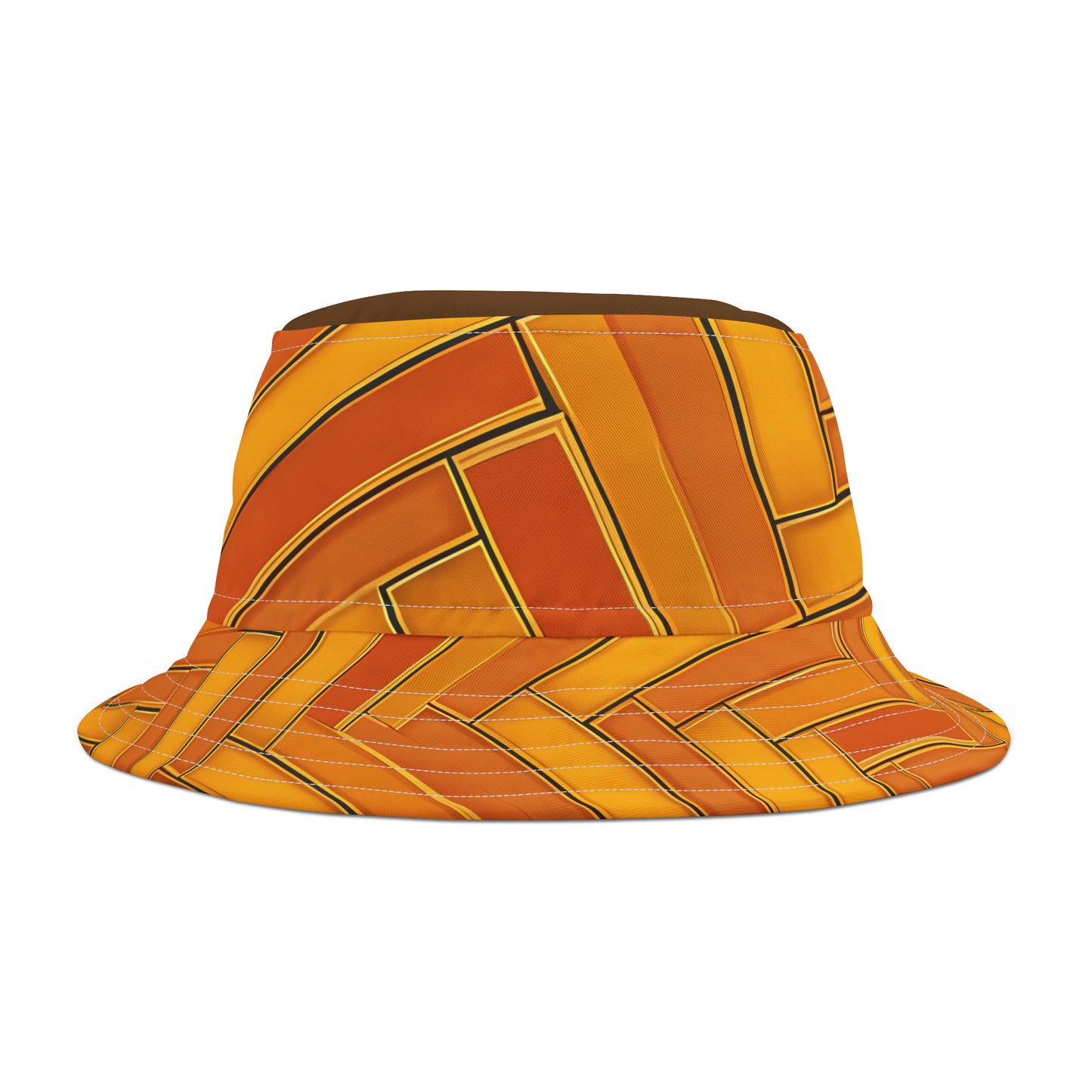 CHOCOLATE MUSTARD BUCKET HAT UNISEX