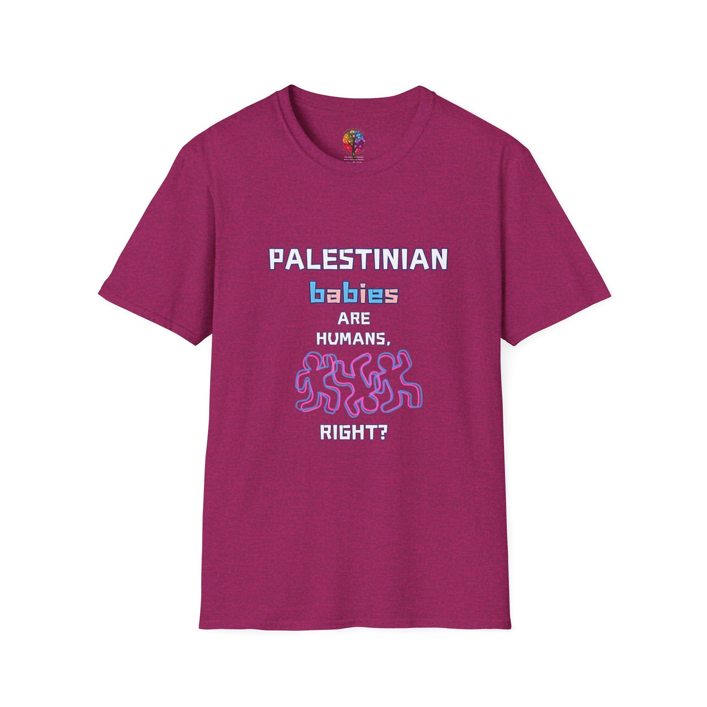 PALESTINE HUMAN BABIES T-SHIRT UNISEX