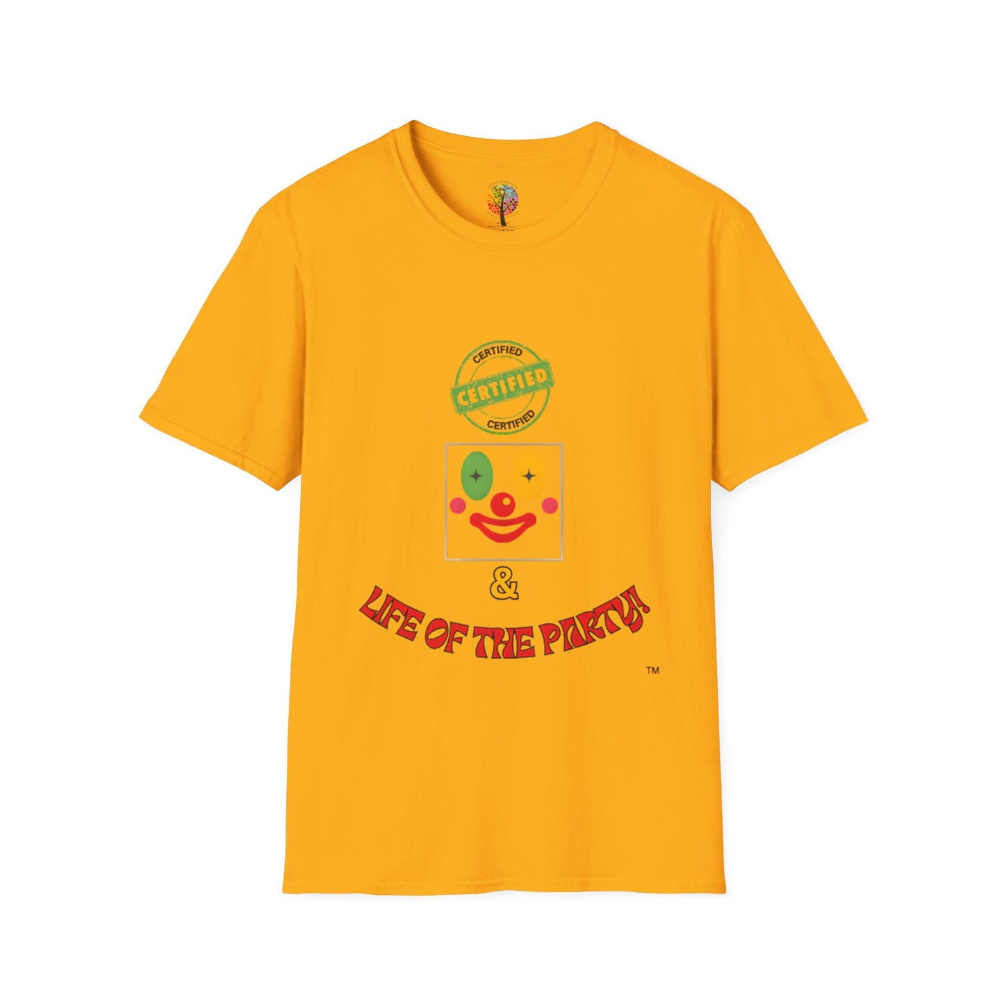 CERTIFIED CLOWN SOFTSTYLE T-SHIRT UNISEX
