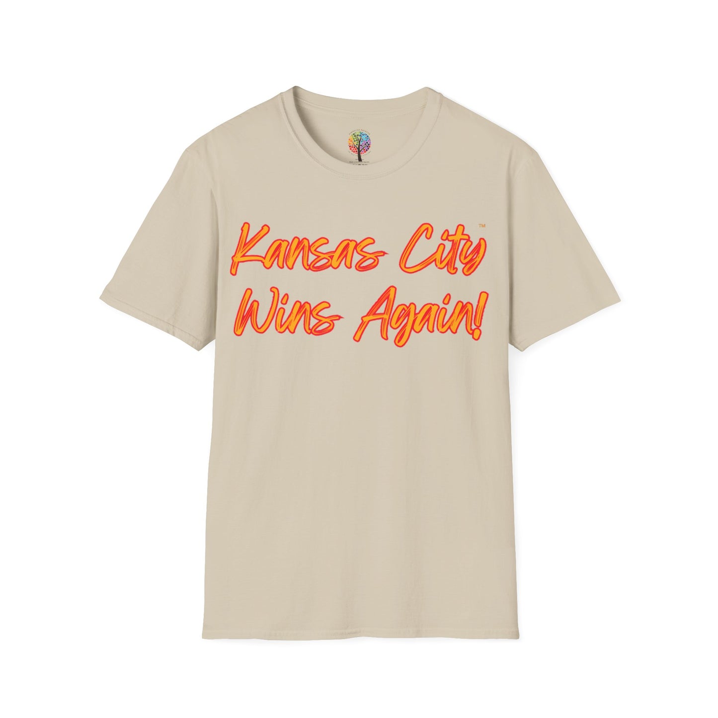 KC WINS AGAIN SOFTSTYLE T-SHIRT UNISEX