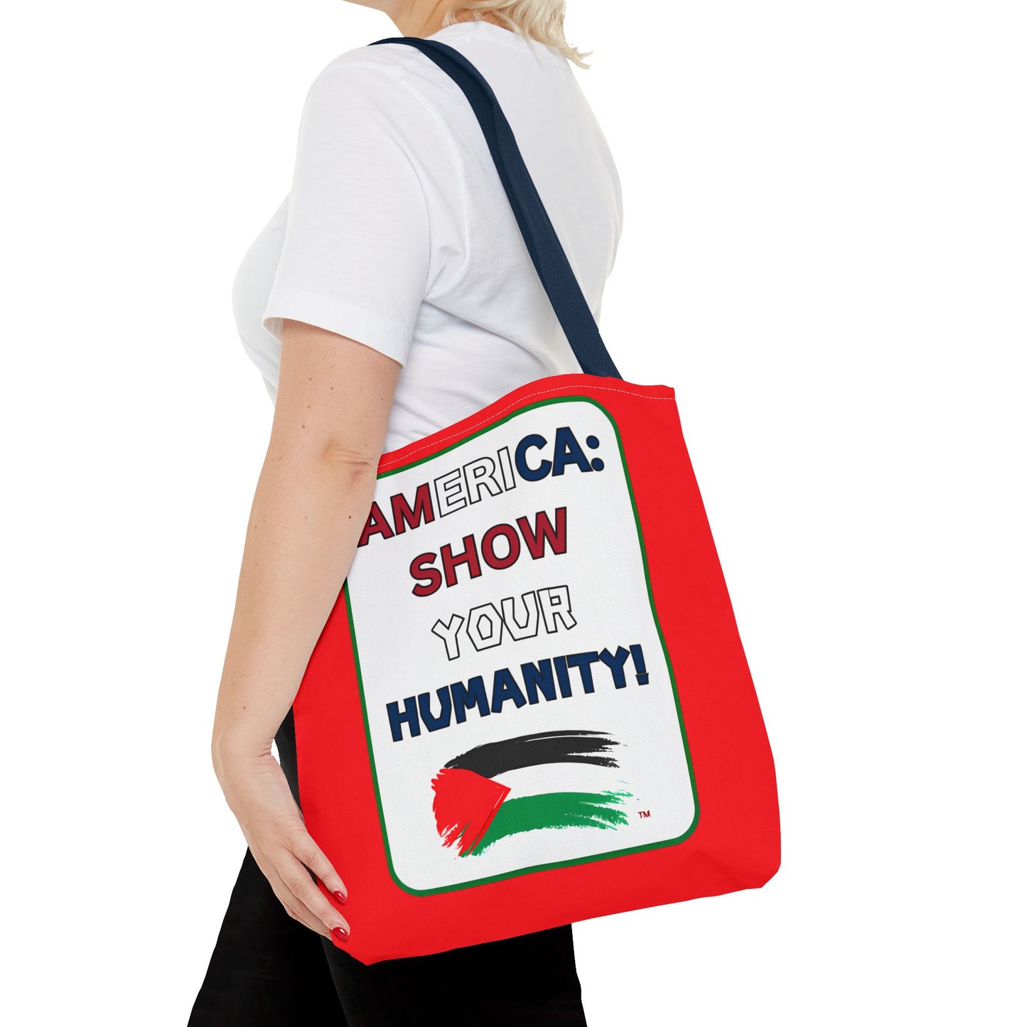 PALESTINE HUMANITY TOTE BAG