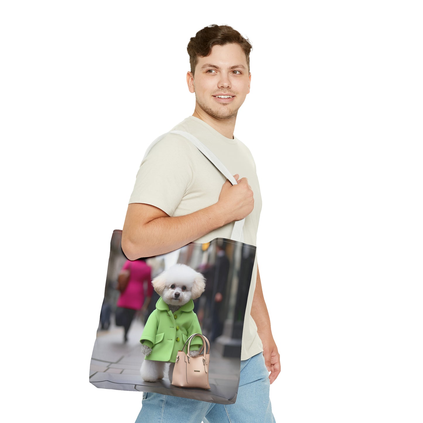 BICHON FRISE TOTE BAG
