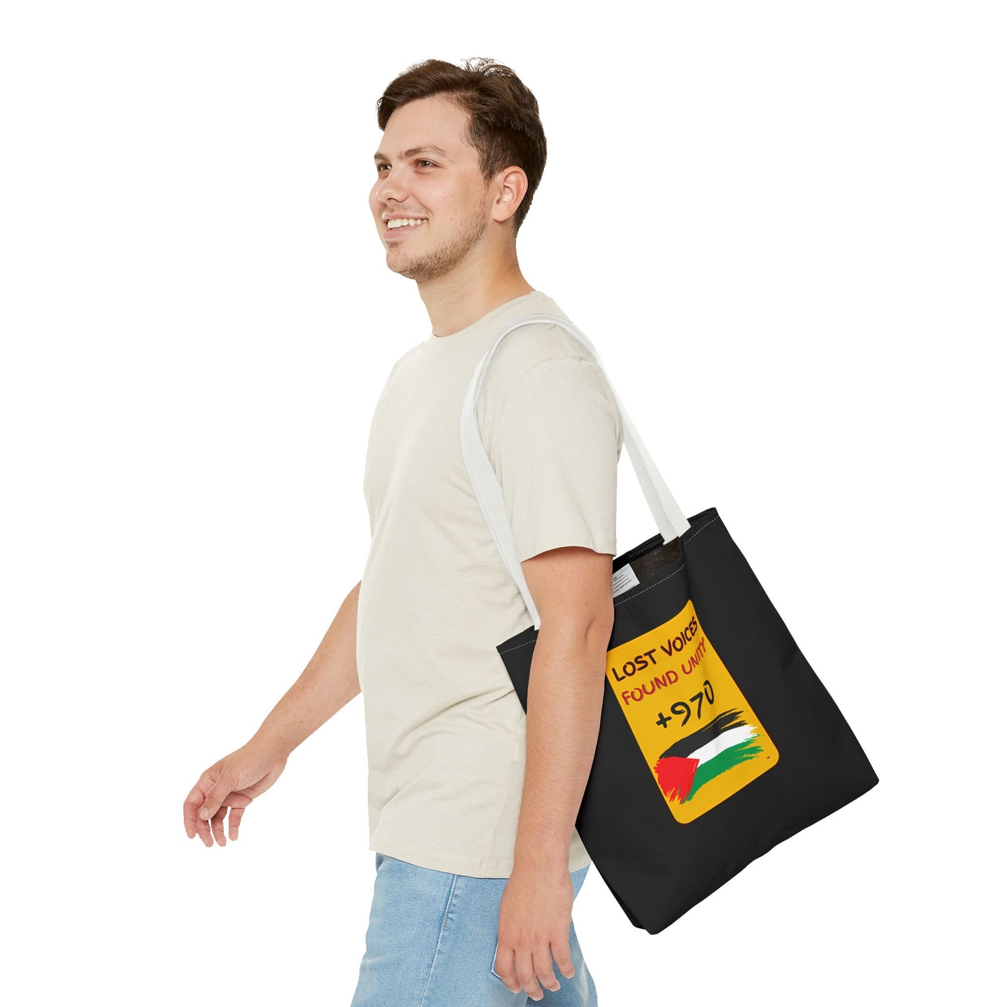 PALESTINE LOST VOICES TOTE BAG