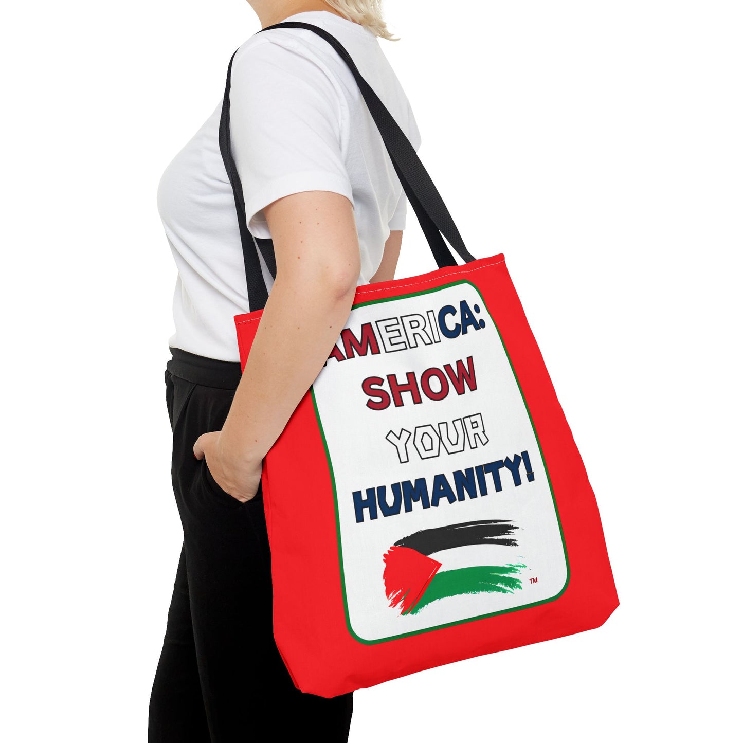 PALESTINE HUMANITY TOTE BAG