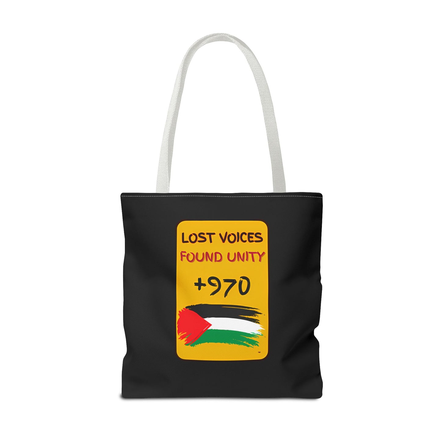 PALESTINE LOST VOICES TOTE BAG