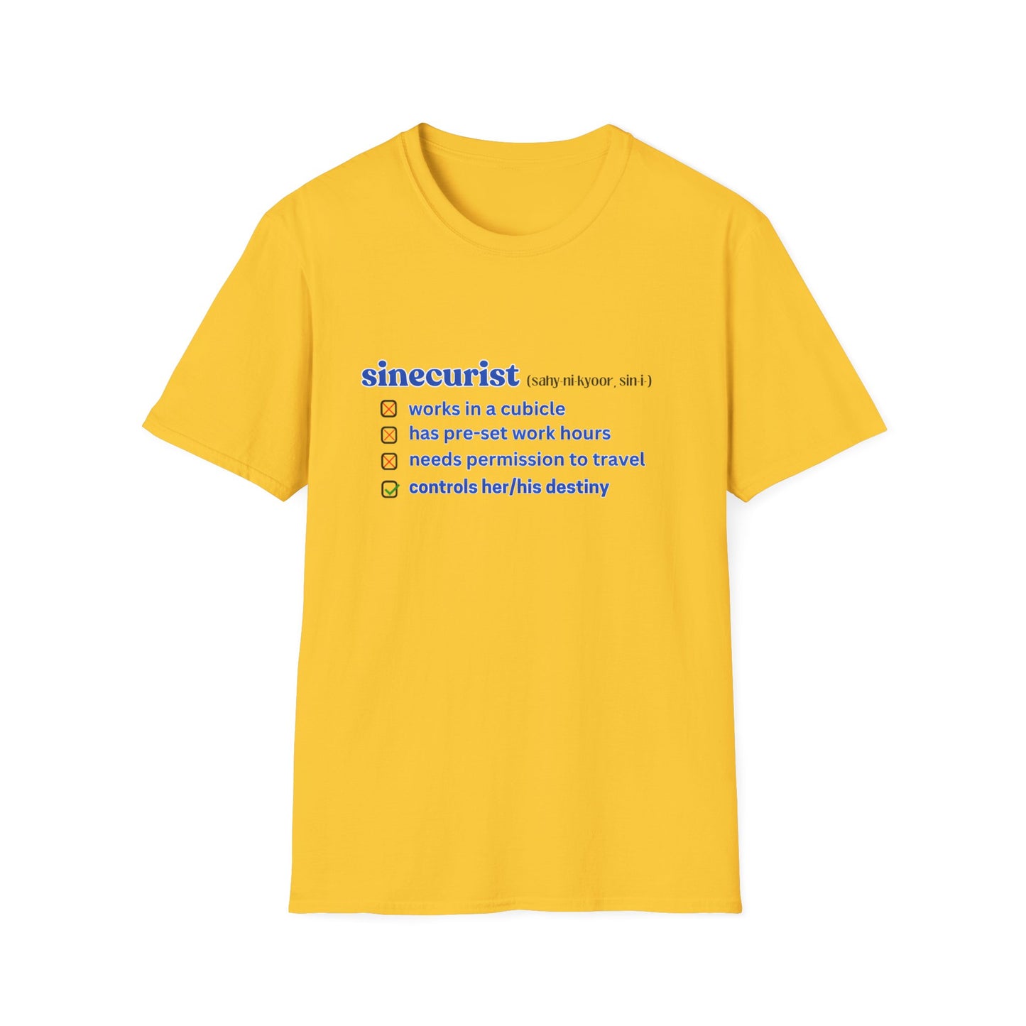 CHECK BOX B T-SHIRT - UNISEX