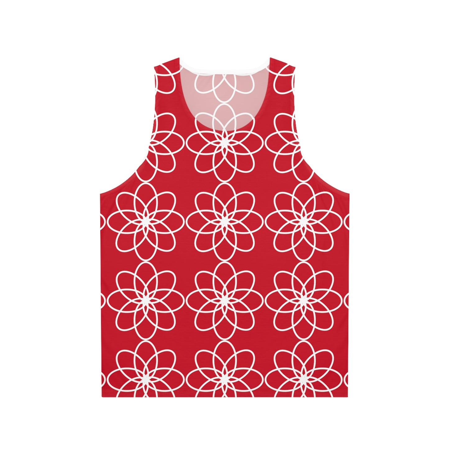 DEL SPIRALS CREME CRIMSON TANK