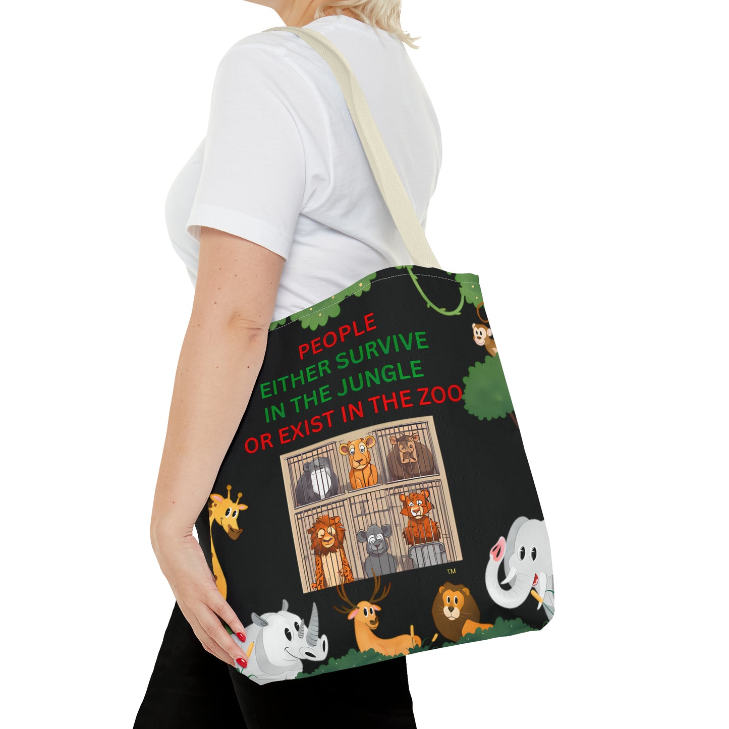 JUNGLE JIVE TOTE BAG