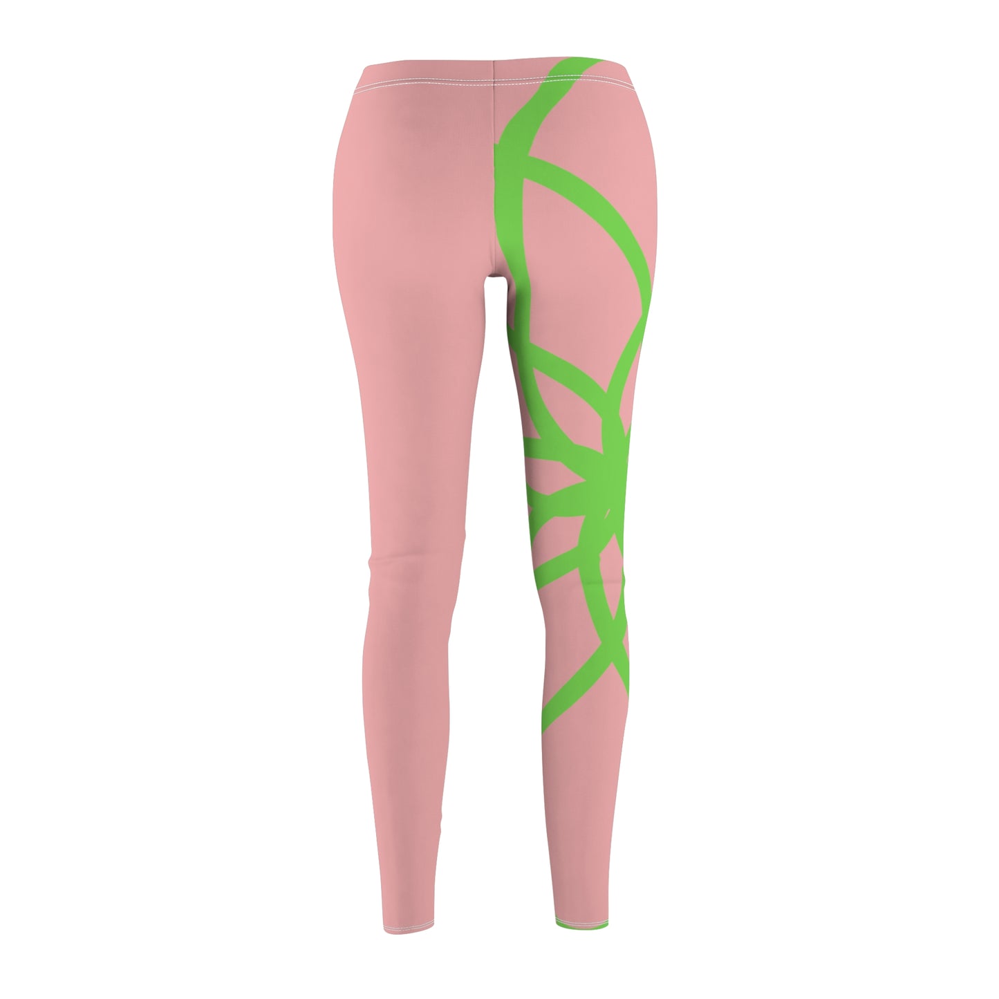 PAG SPIRALS GREEN PINK RT LEGGINGS