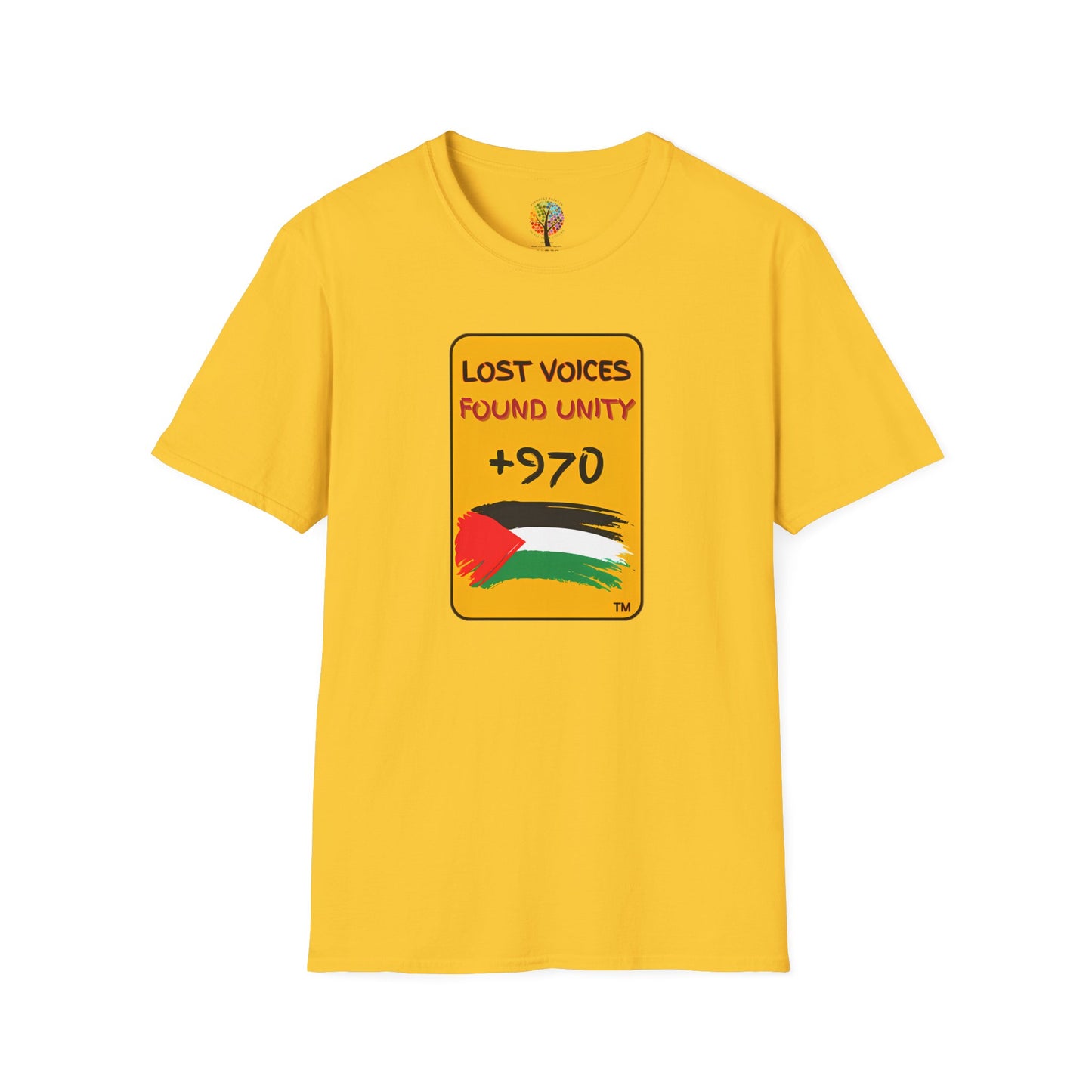 PALESTINE FOUND UNITY T-SHIRT UNISEX
