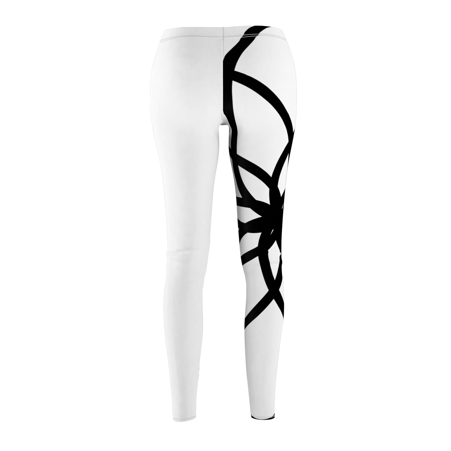 SPIRALS BLACK WHITE LEGGINGS
