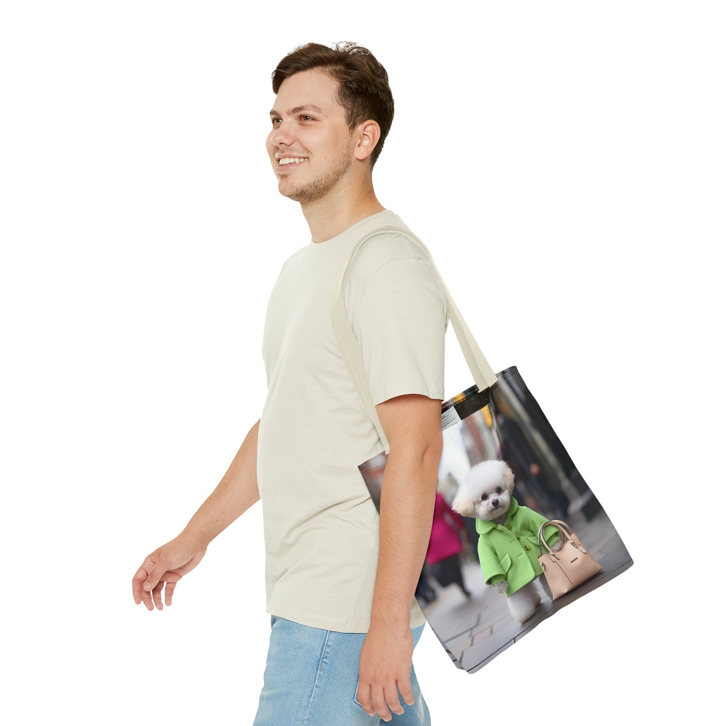 BICHON FRISE TOTE BAG