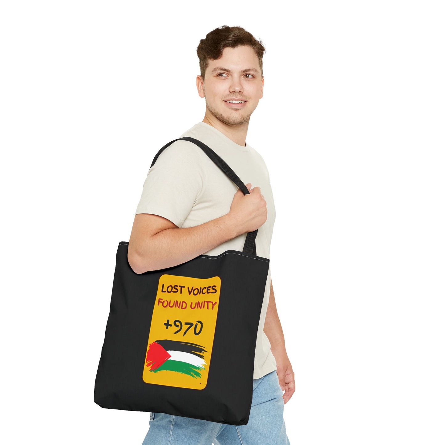 PALESTINE LOST VOICES TOTE BAG