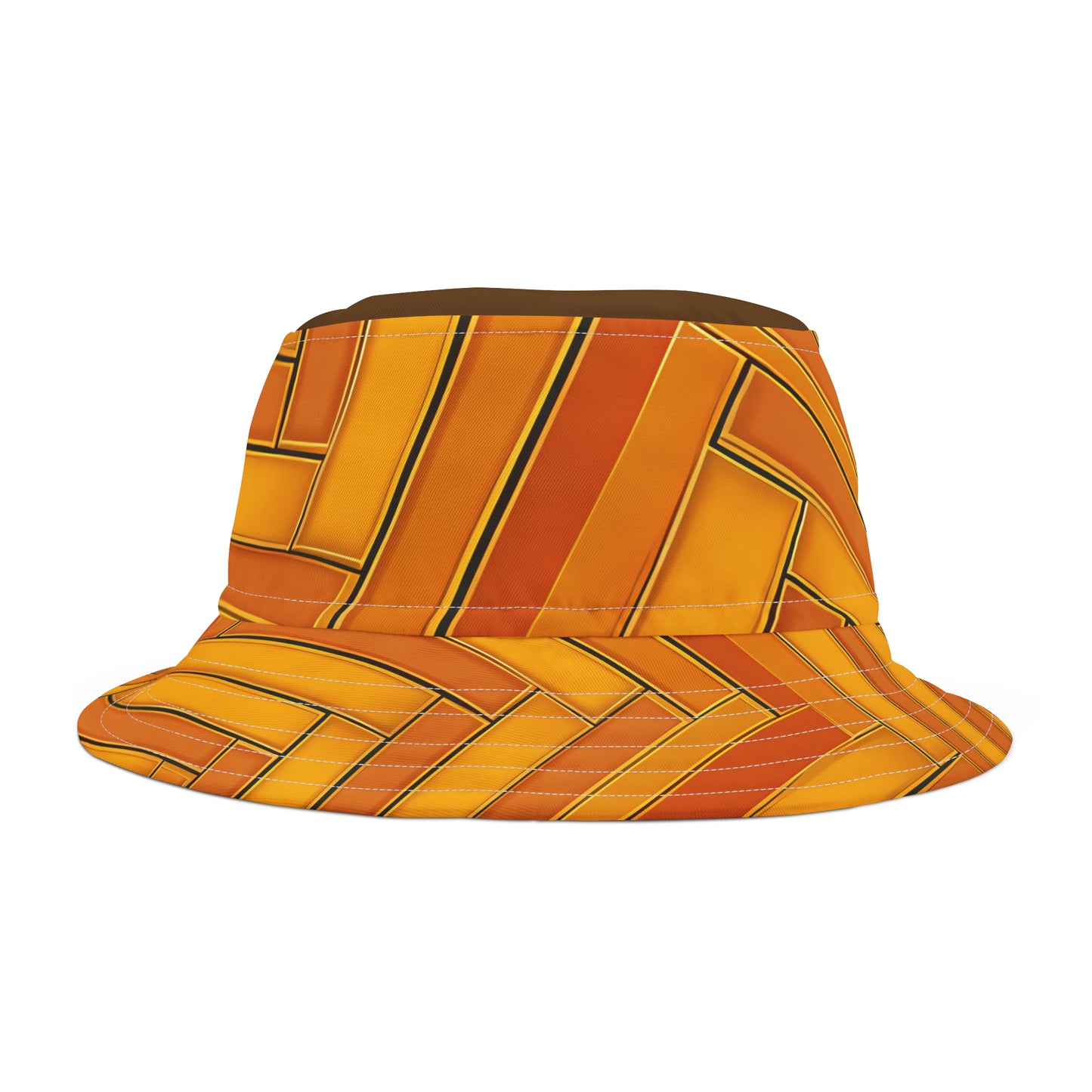 CHOCOLATE MUSTARD BUCKET HAT UNISEX