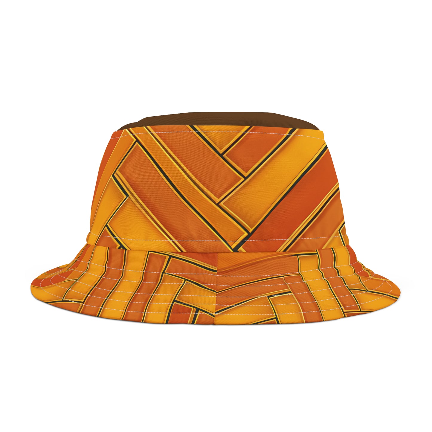 CHOCOLATE MUSTARD BUCKET HAT UNISEX