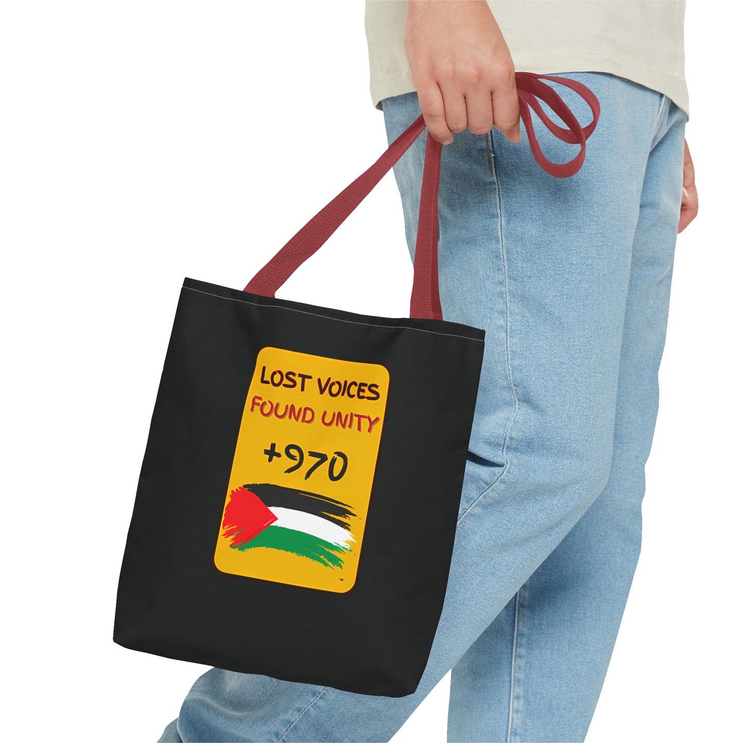 PALESTINE LOST VOICES TOTE BAG