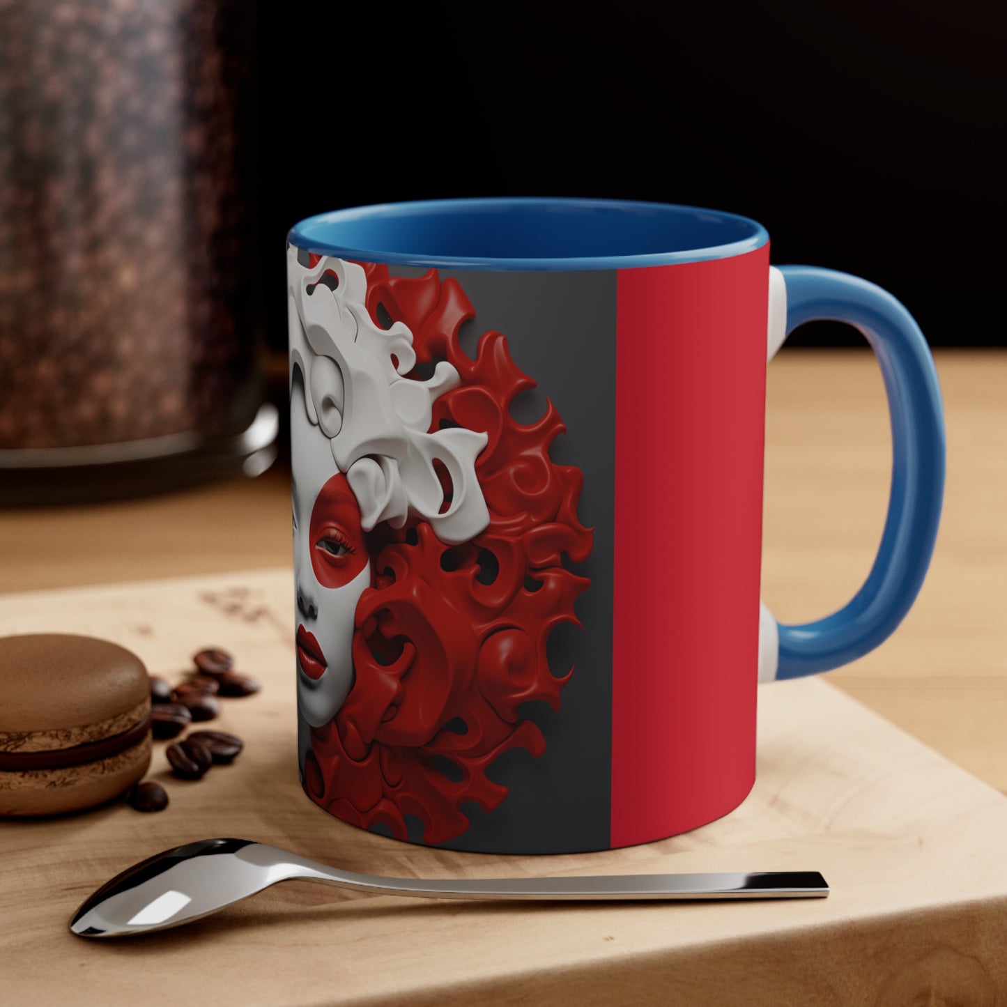 DEL CRIMSON CURLS MUG CERAMIC - MUG 11OZ