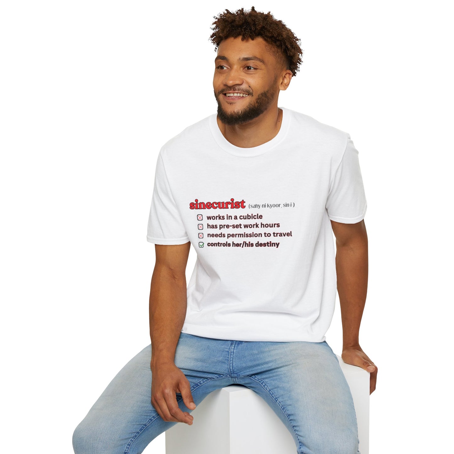 UNI GOOGLE CHECK BOX R T-SHIRT - UNISEX