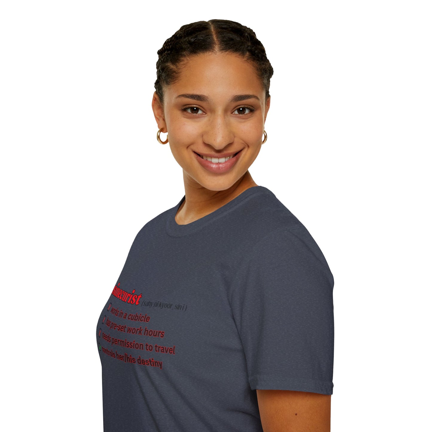 UNI GOOGLE CHECK BOX R T-SHIRT - UNISEX