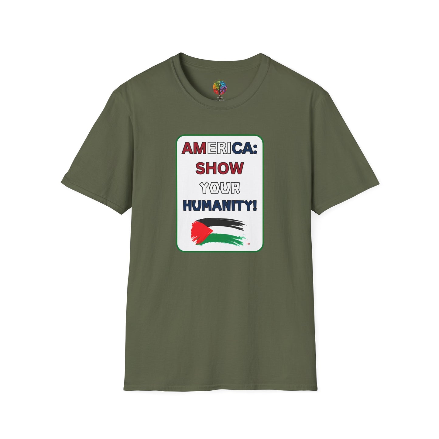 PALESTINE FLAG ABSTRACT T-SHIRT UNISEX