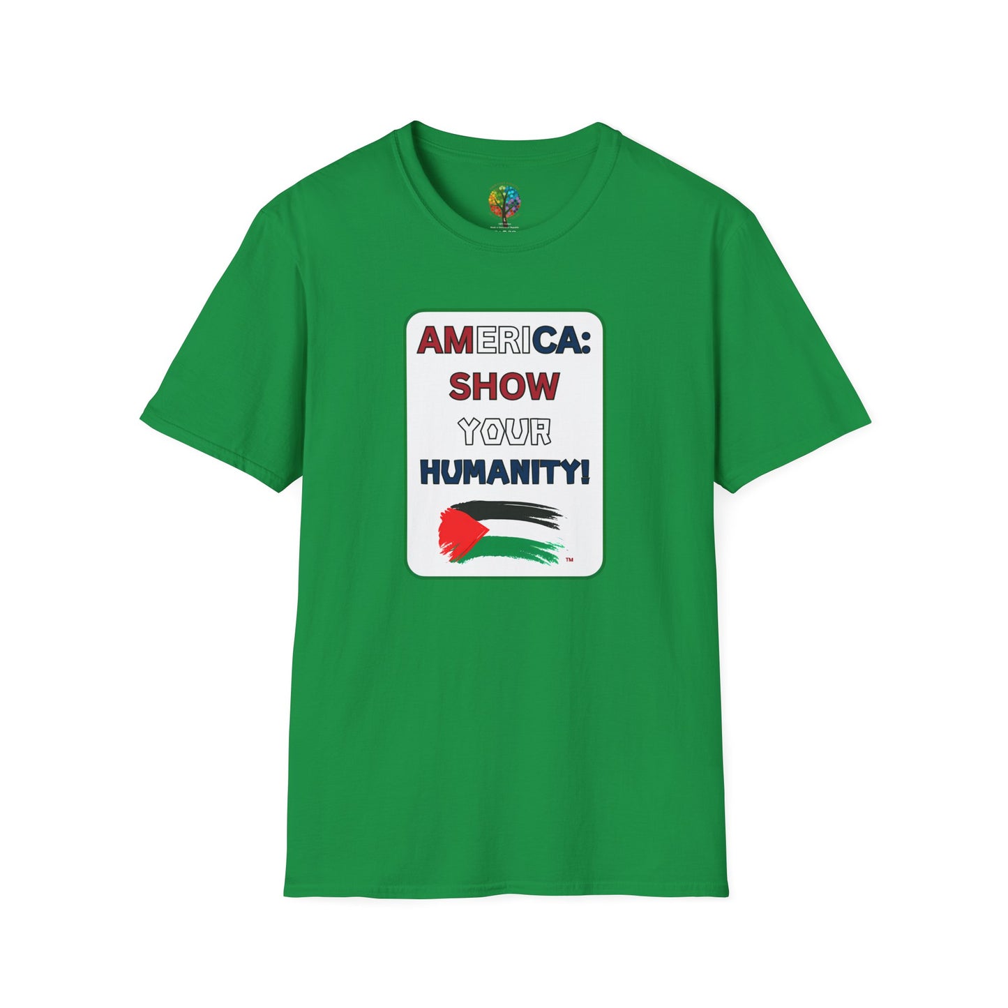 PALESTINE FLAG ABSTRACT T-SHIRT UNISEX