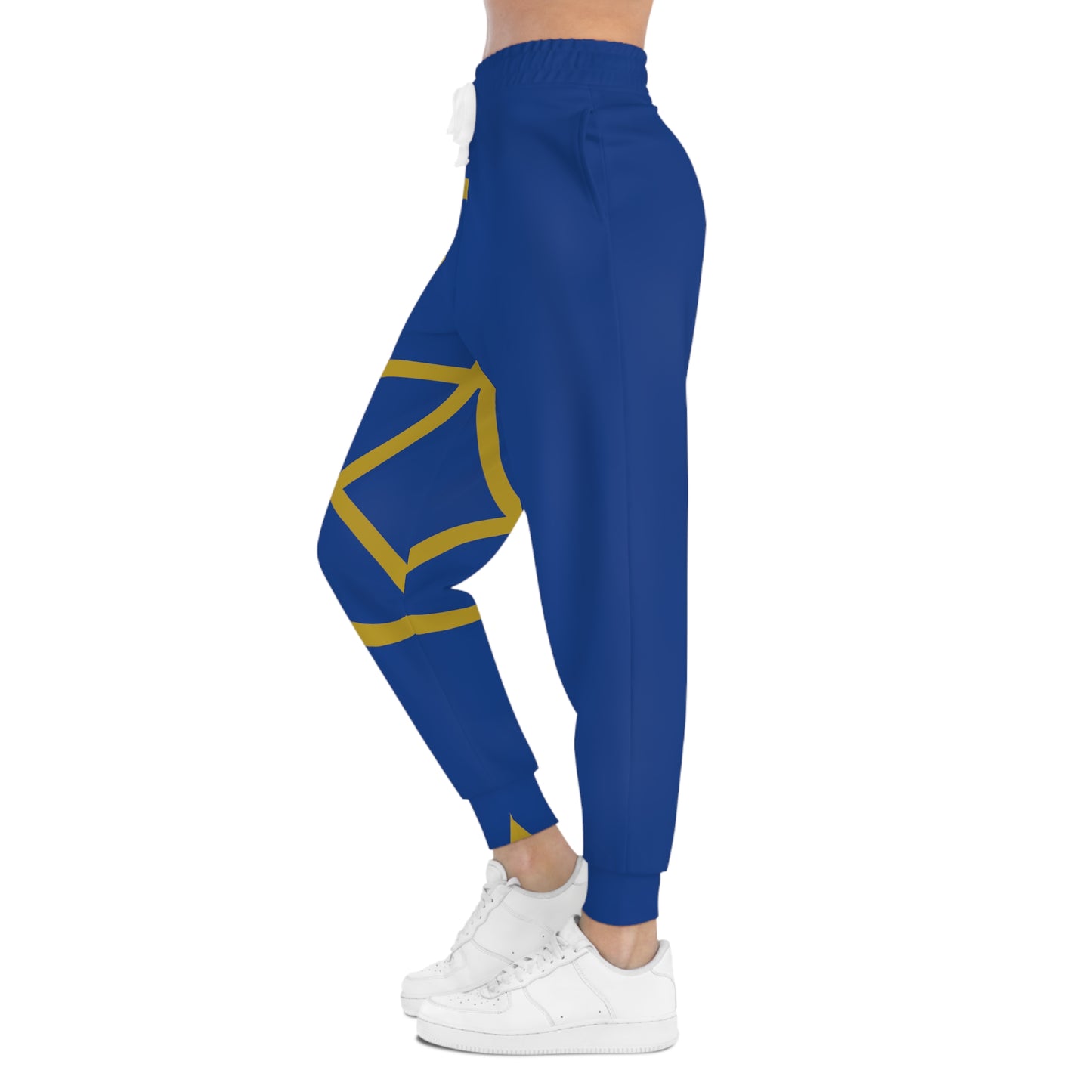 SGR SPIRALS GOLD BLUE RT JOGGERS