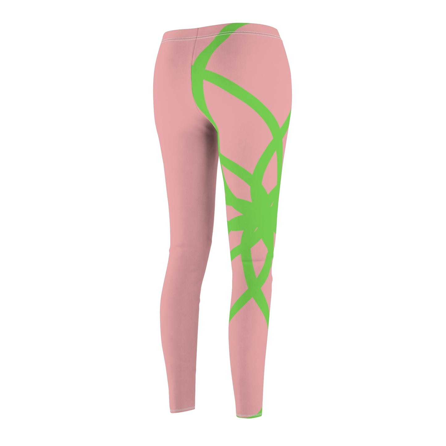 PAG SPIRALS GREEN PINK RT LEGGINGS