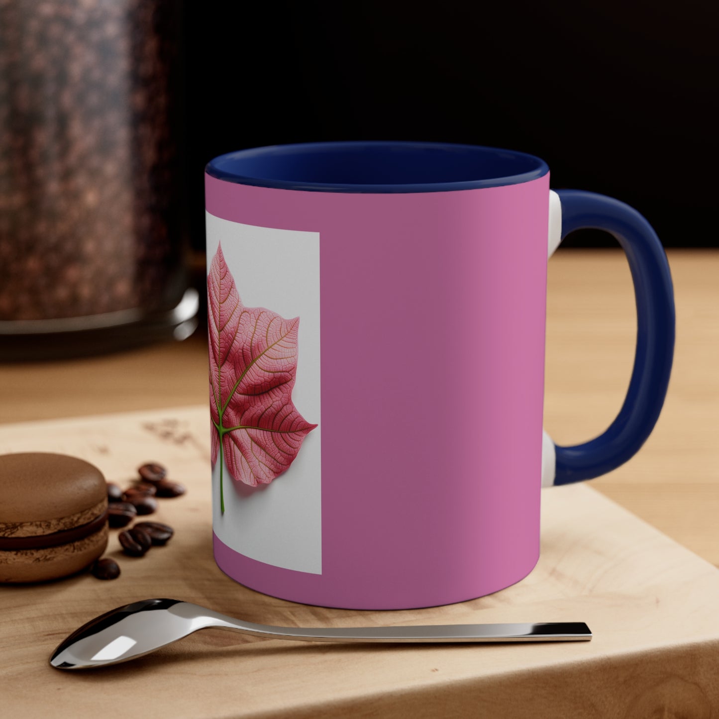 PAG PINK IVY WHITE FOUNDERS' MUG - CERAMIC 11OZ