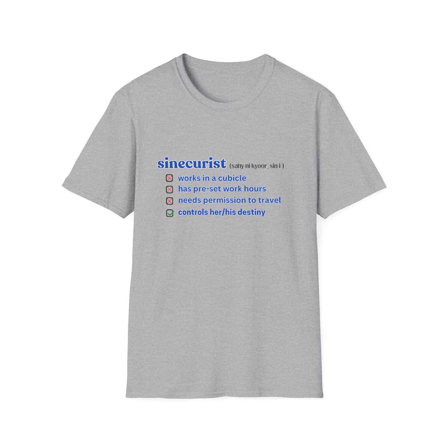 CHECK BOX B T-SHIRT - UNISEX