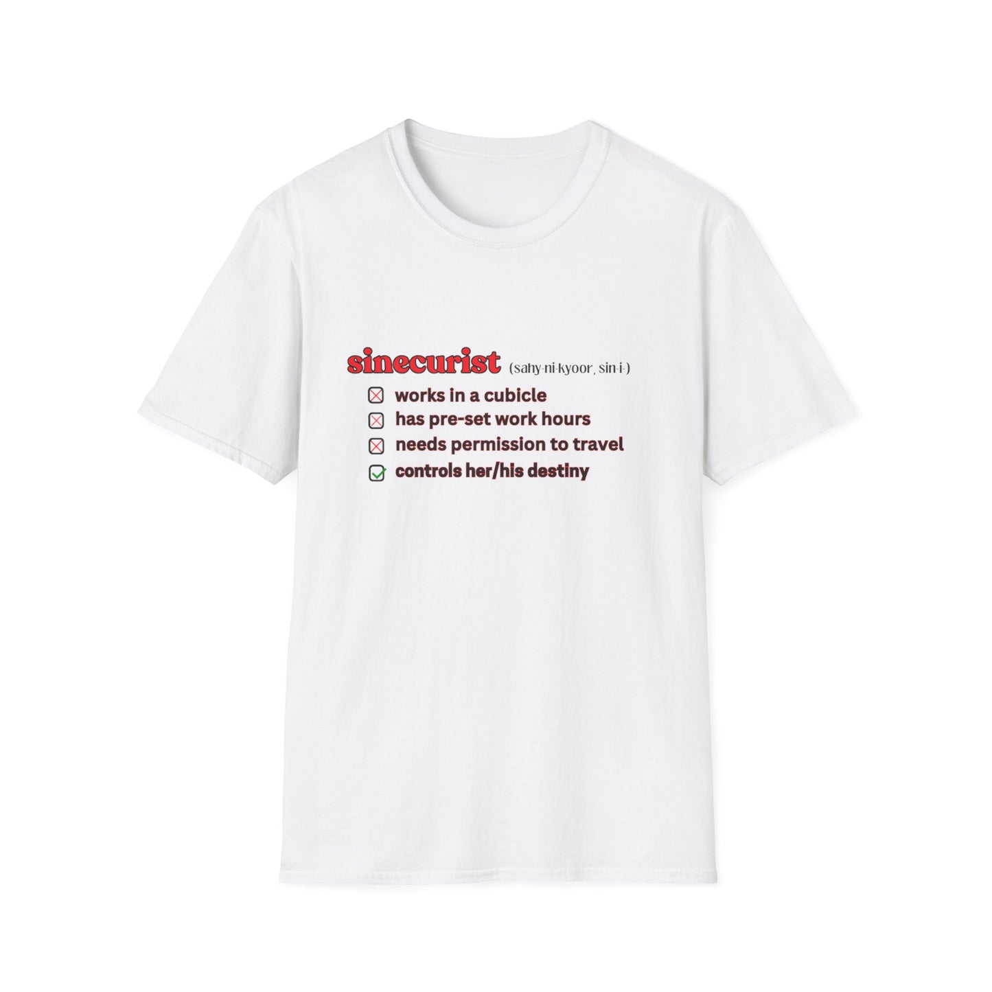 UNI GOOGLE CHECK BOX R T-SHIRT - UNISEX