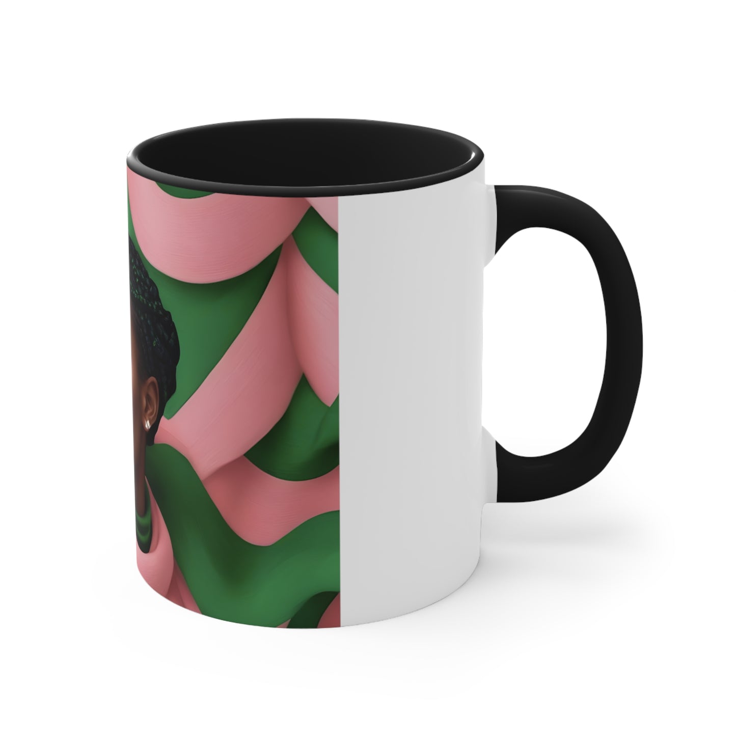 PAG SWIRLY BACK MUG, 11OZ