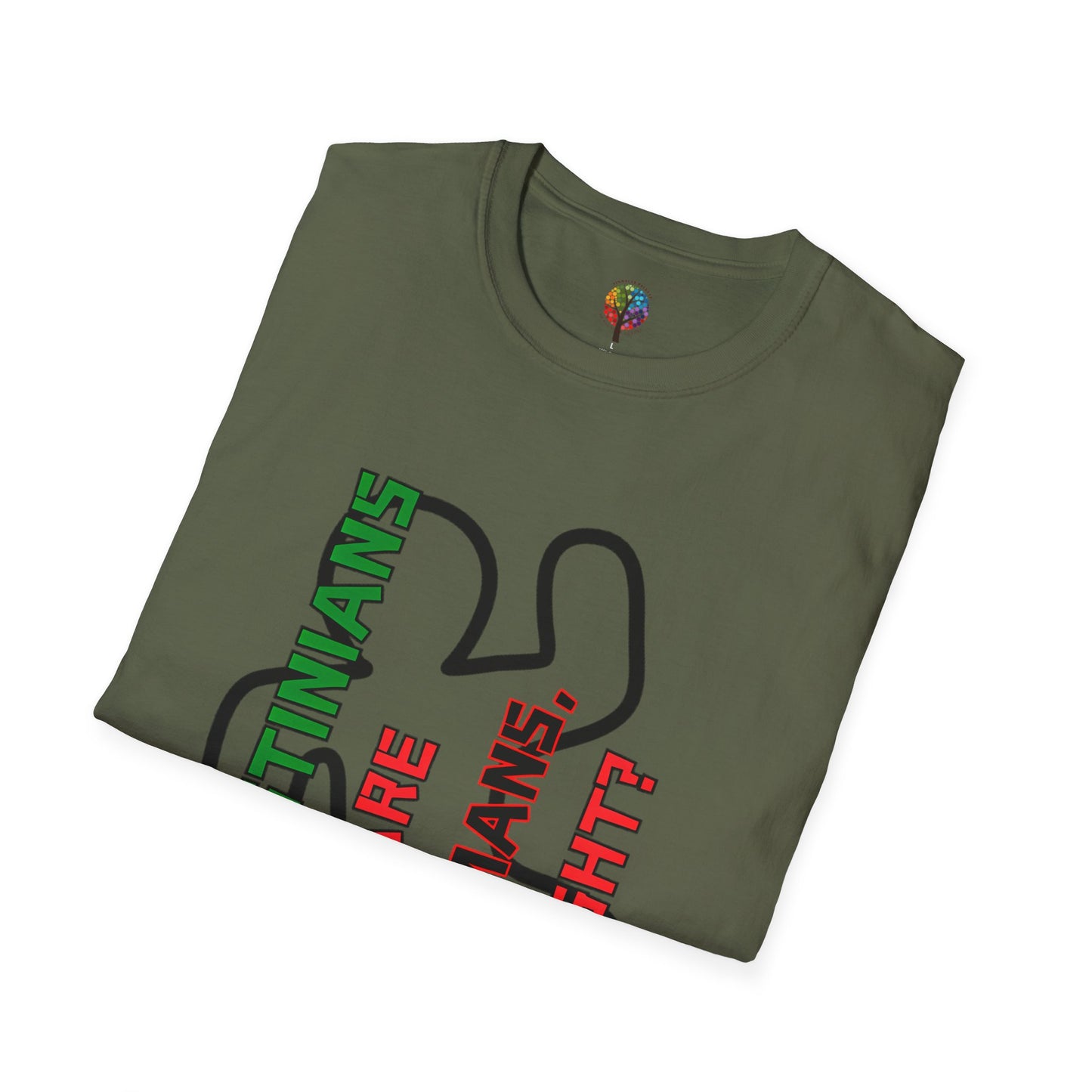 PALESTINE HUMAN RIGHTS T-SHIRT UNISEX