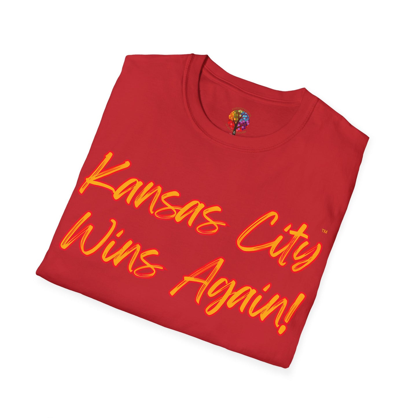 KC WINS AGAIN SOFTSTYLE T-SHIRT UNISEX