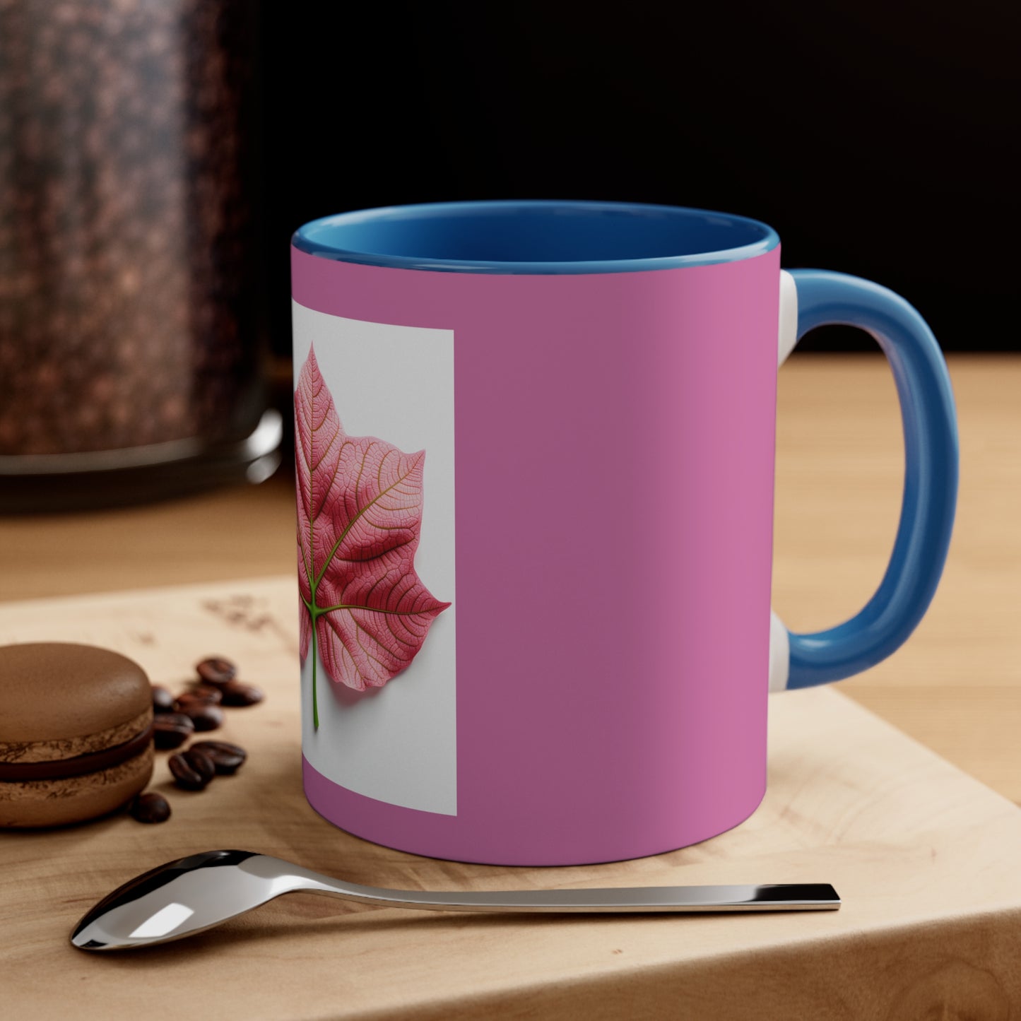 PAG PINK IVY WHITE FOUNDERS' MUG - CERAMIC 11OZ