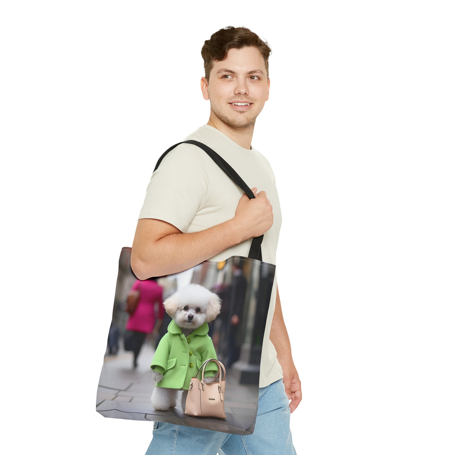BICHON FRISE TOTE BAG