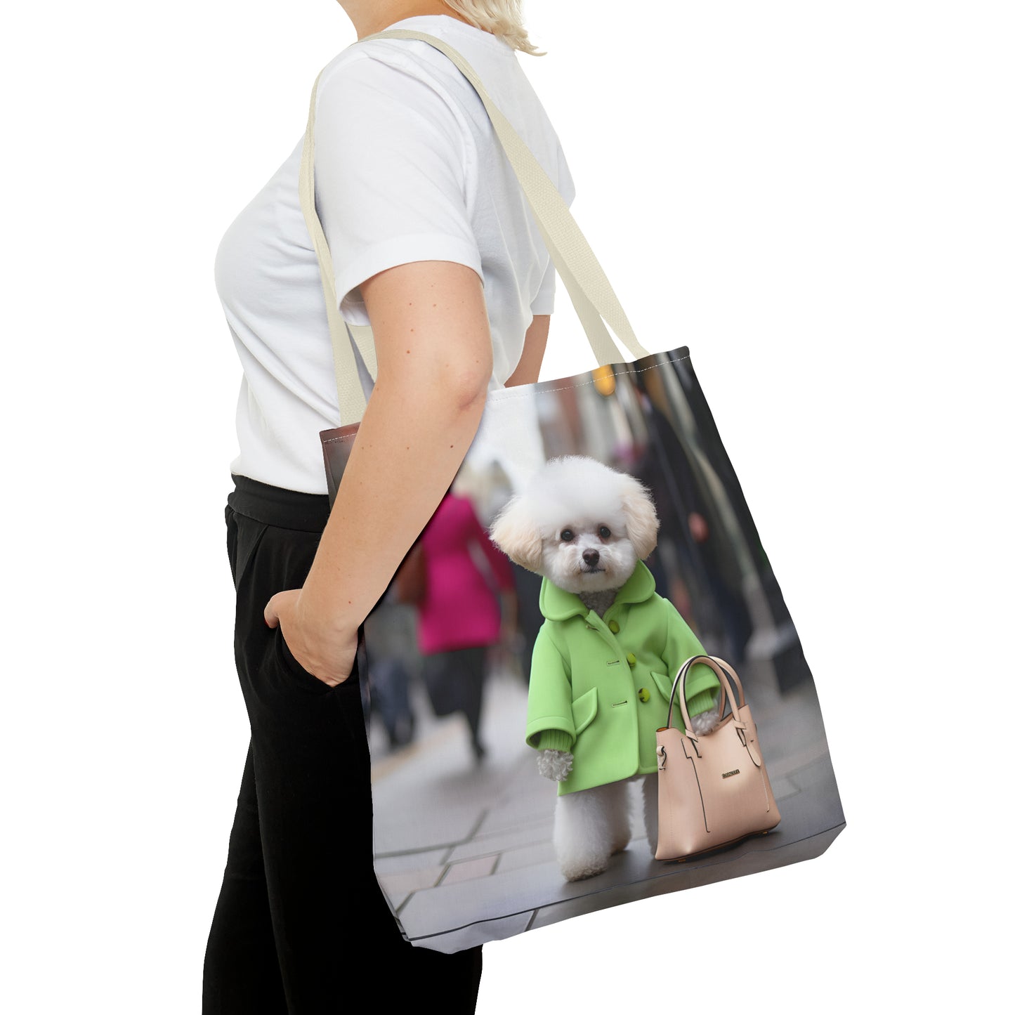 BICHON FRISE TOTE BAG